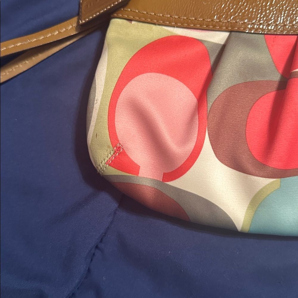 Coach Multicolor Signature Wristlet - Picture 4 of 5